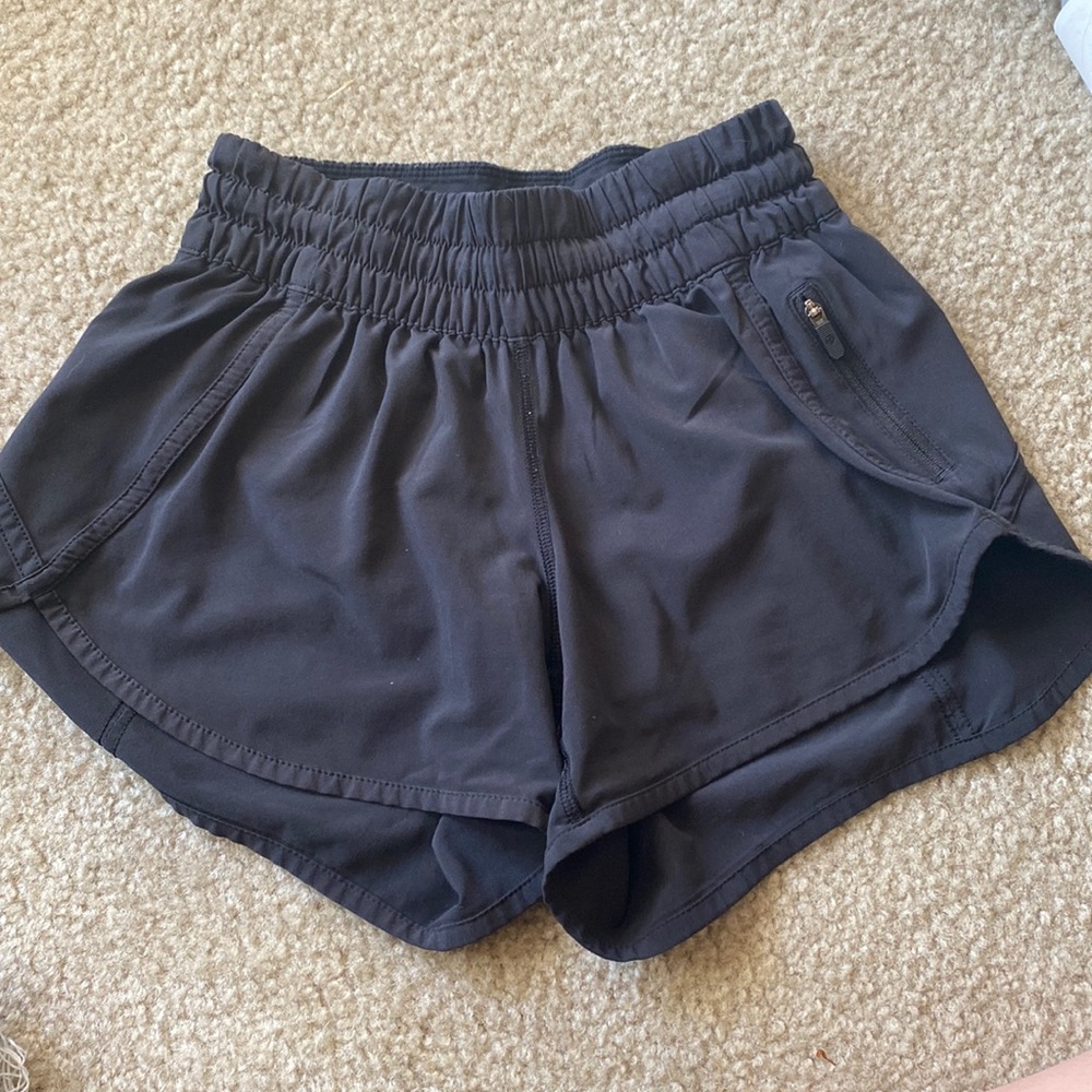 Black lulu lemon shorts